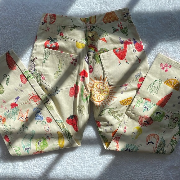 COLLINA STRADA Cotton Chason Pant Chef’s Kiss Size S - Picture 3 of 9